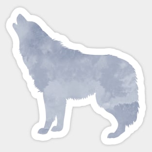 Howling Wolf Sticker